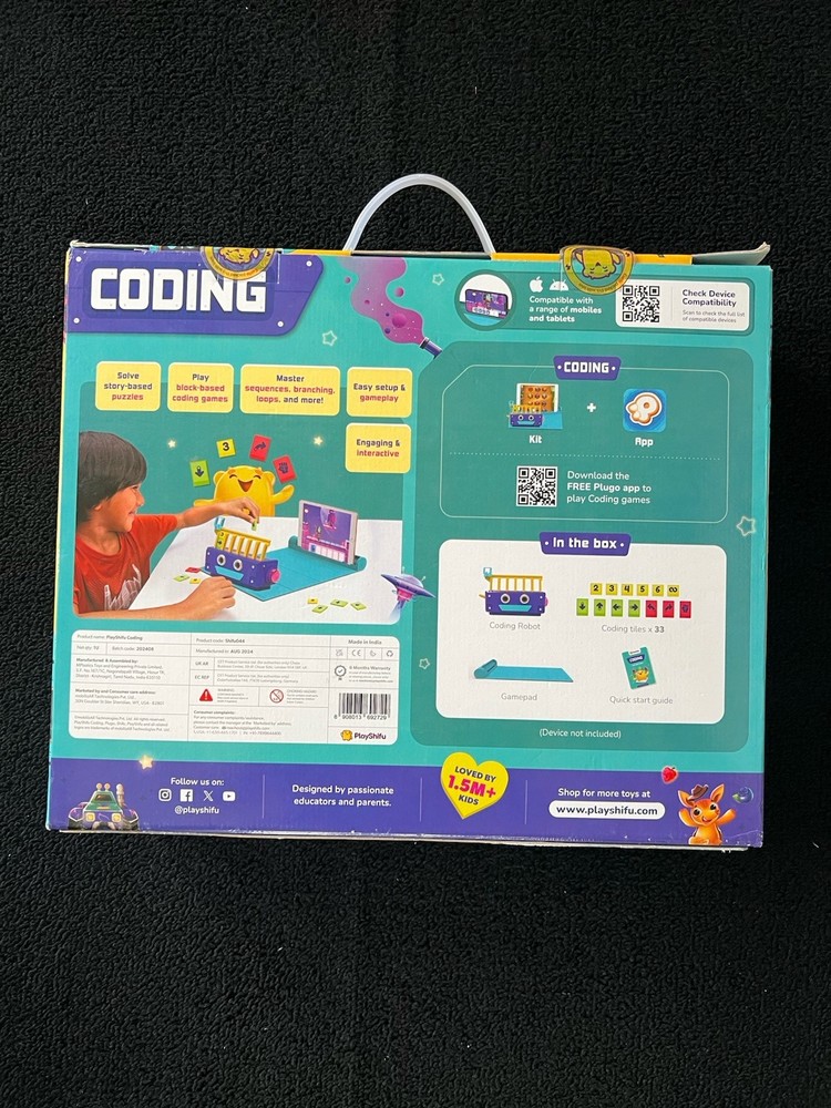 PlayShifu Plugo Coding Kit – Learn The Basics of Coding For kids 4-10