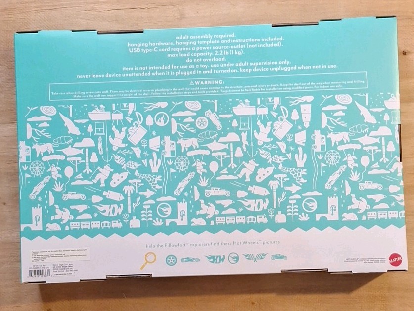 Pillowfort Hotwheels Lighted Display