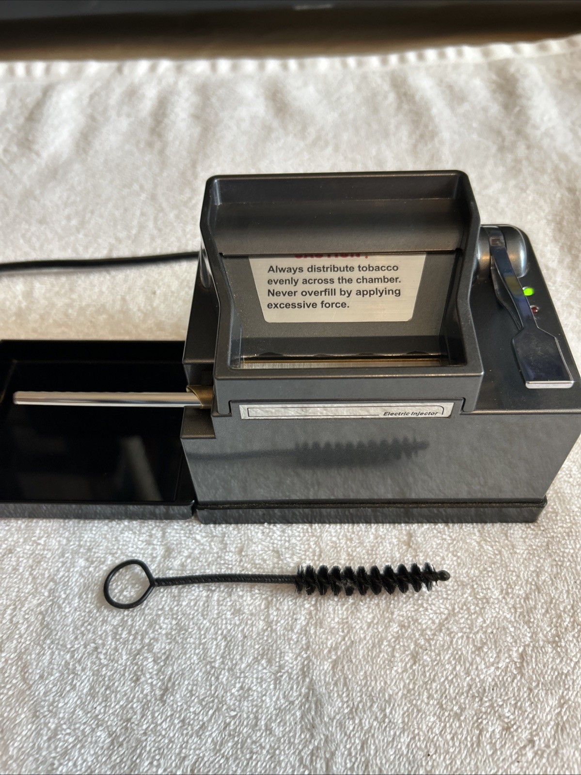 Powermatic 2 Plus Cigarette Electric Injector Machine With Filter Tubes.