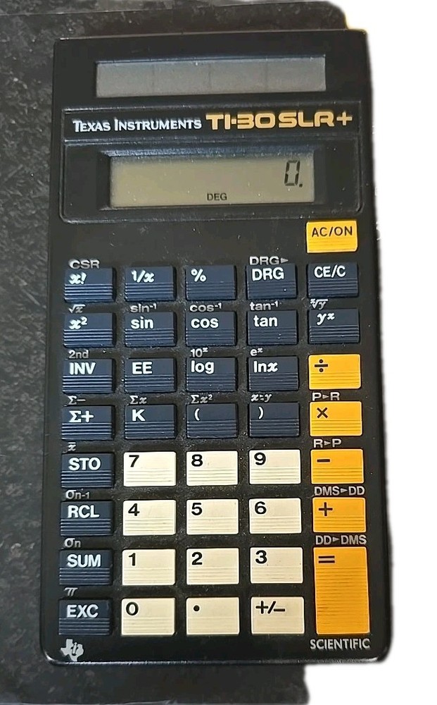 Calculator - Texas Instruments Solar Calculator TI-30 SLR+