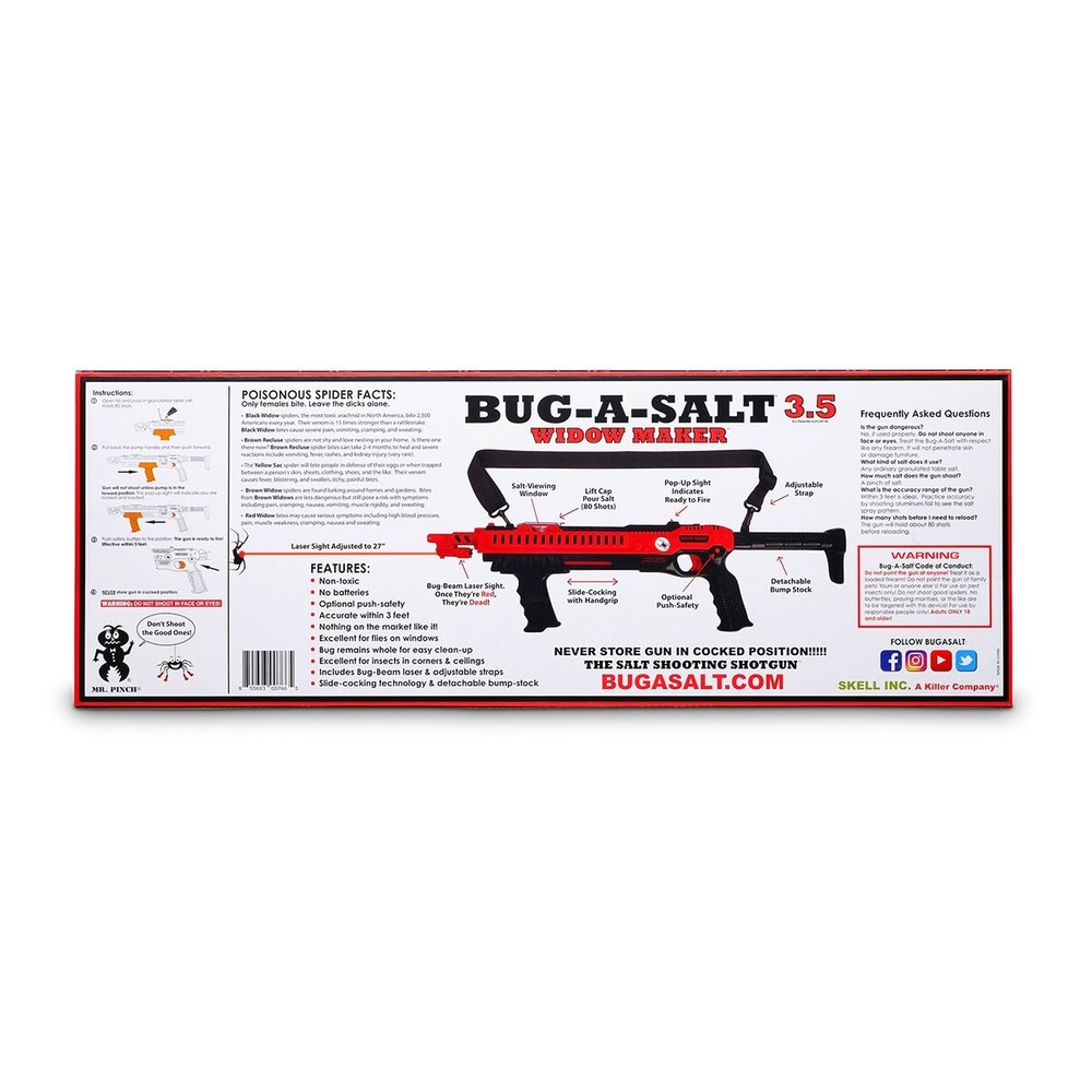 NEW Authentic BUG-A-SALT Widow Maker 3.5