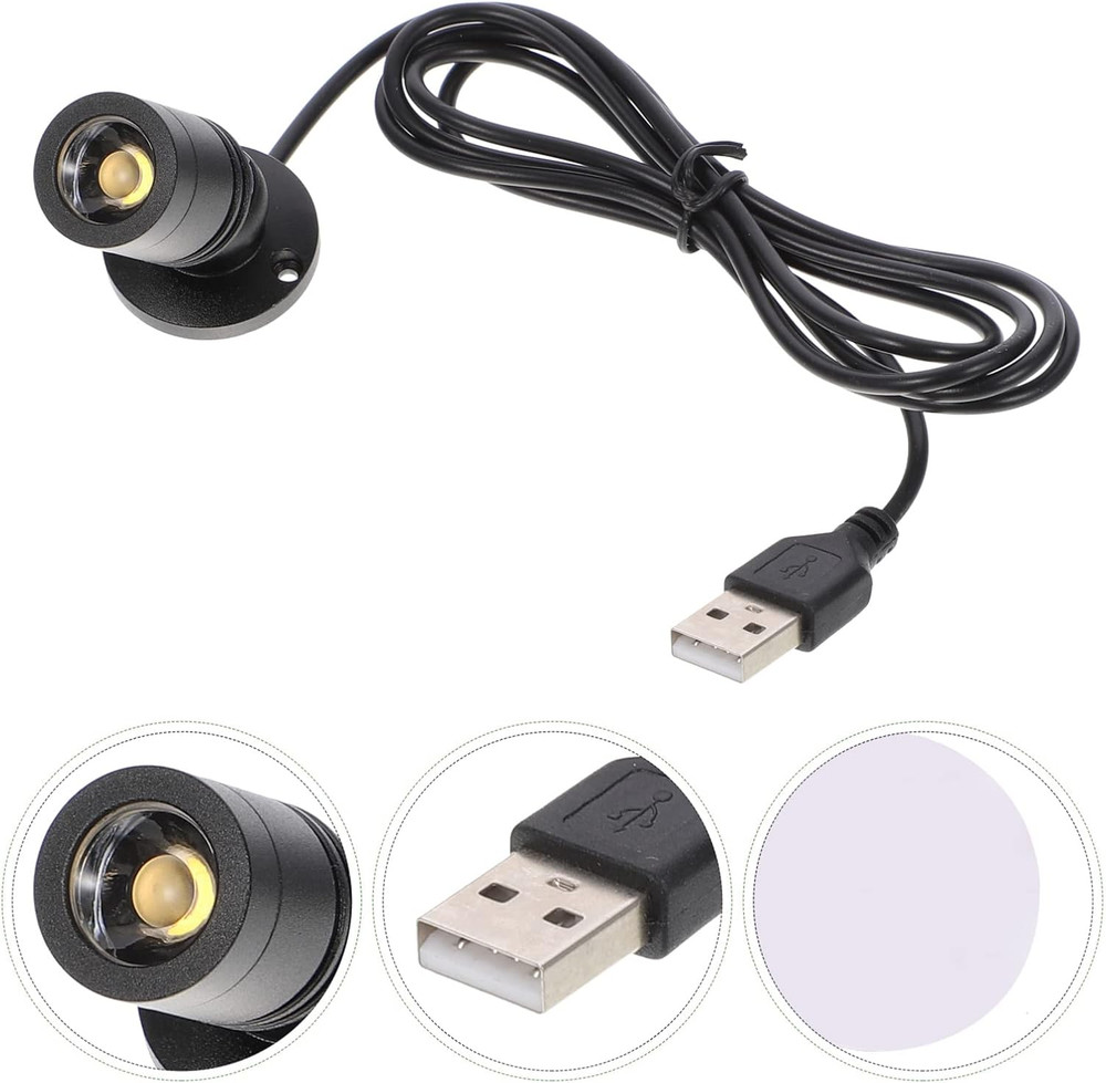 Mini Showcase Small LED Spot Light Indoor USB Small LED Spotlight USB- Powered S