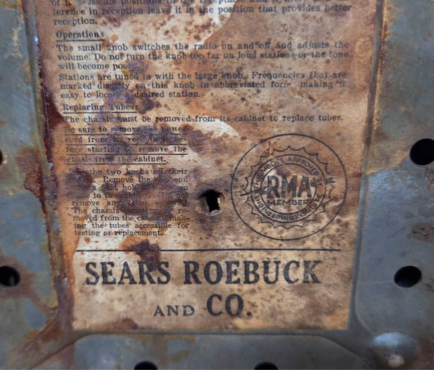 Vintage Deco Modern Eames Era Sears Silvertone 4500 Bakelite Toaster Tube Radio
