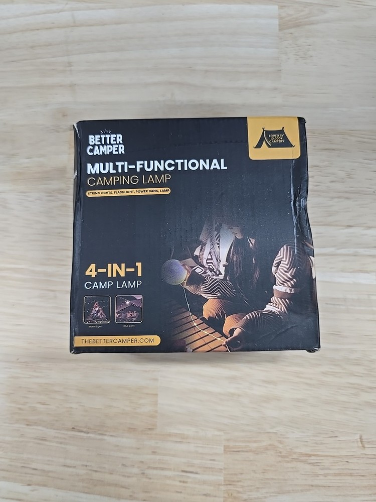 Better Camper Multi Functional Camping Lamp - Rechargeable String Lights