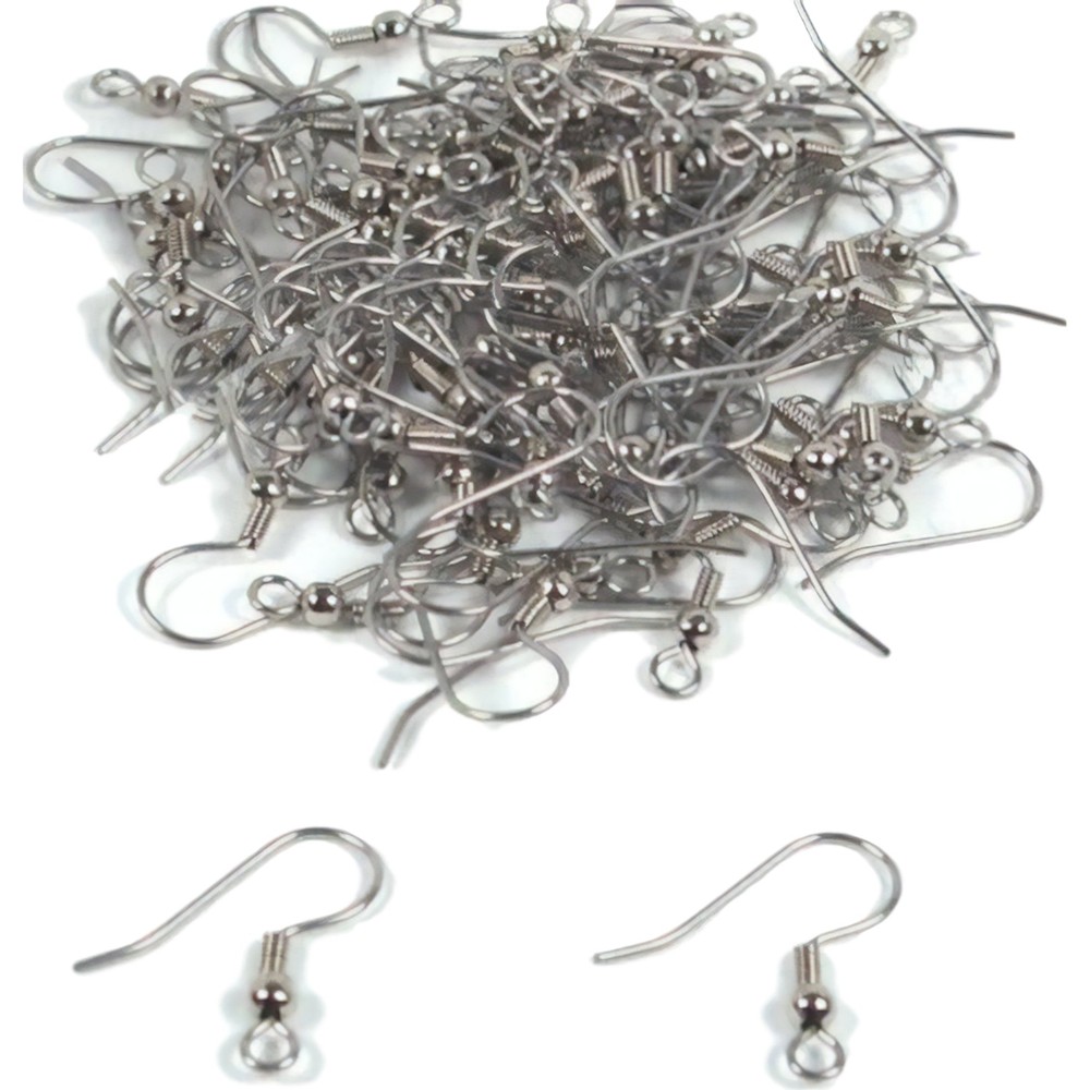 100 Surgical Steel Shepherd Hook Earrings