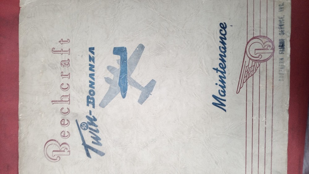 Beechcraft Twin bonanza model 50 maintenance manual