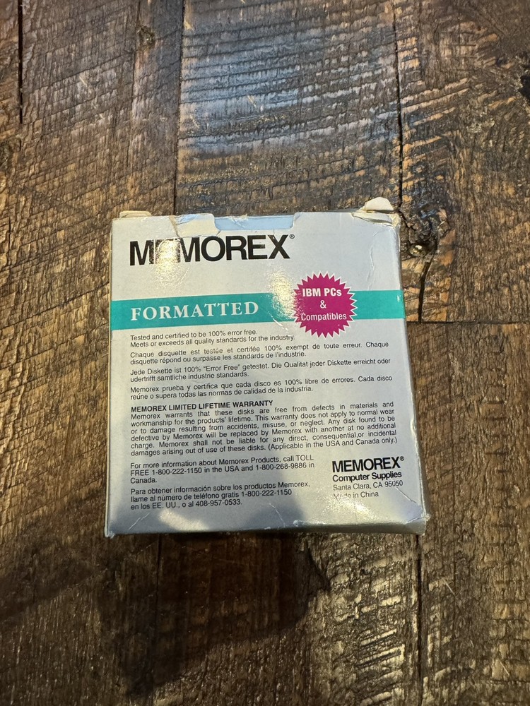 Memorex High Density 3.5" Computer Floppy Disks PC Format 11 Total All New READ