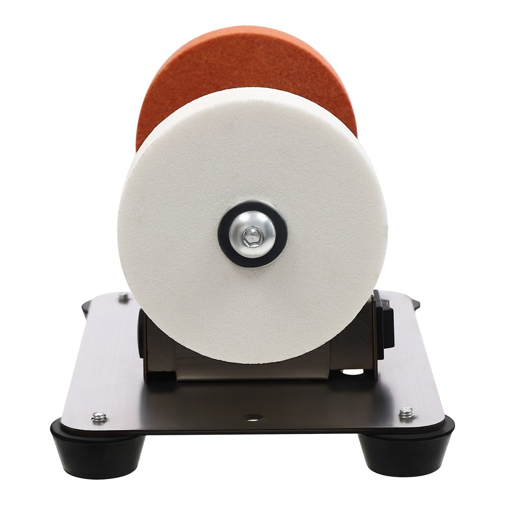 Adjustable Electric Benchtop Sander with Variable Speed Grinding Wheels
