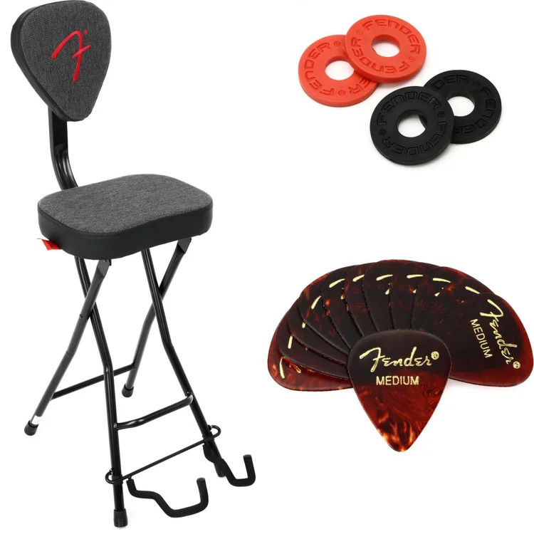 Fender 351 Studio Seat/Stand Accessories Bundle