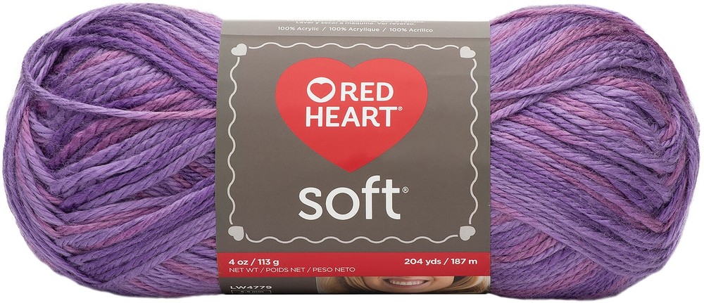 Red Heart Soft Yarn Plummy