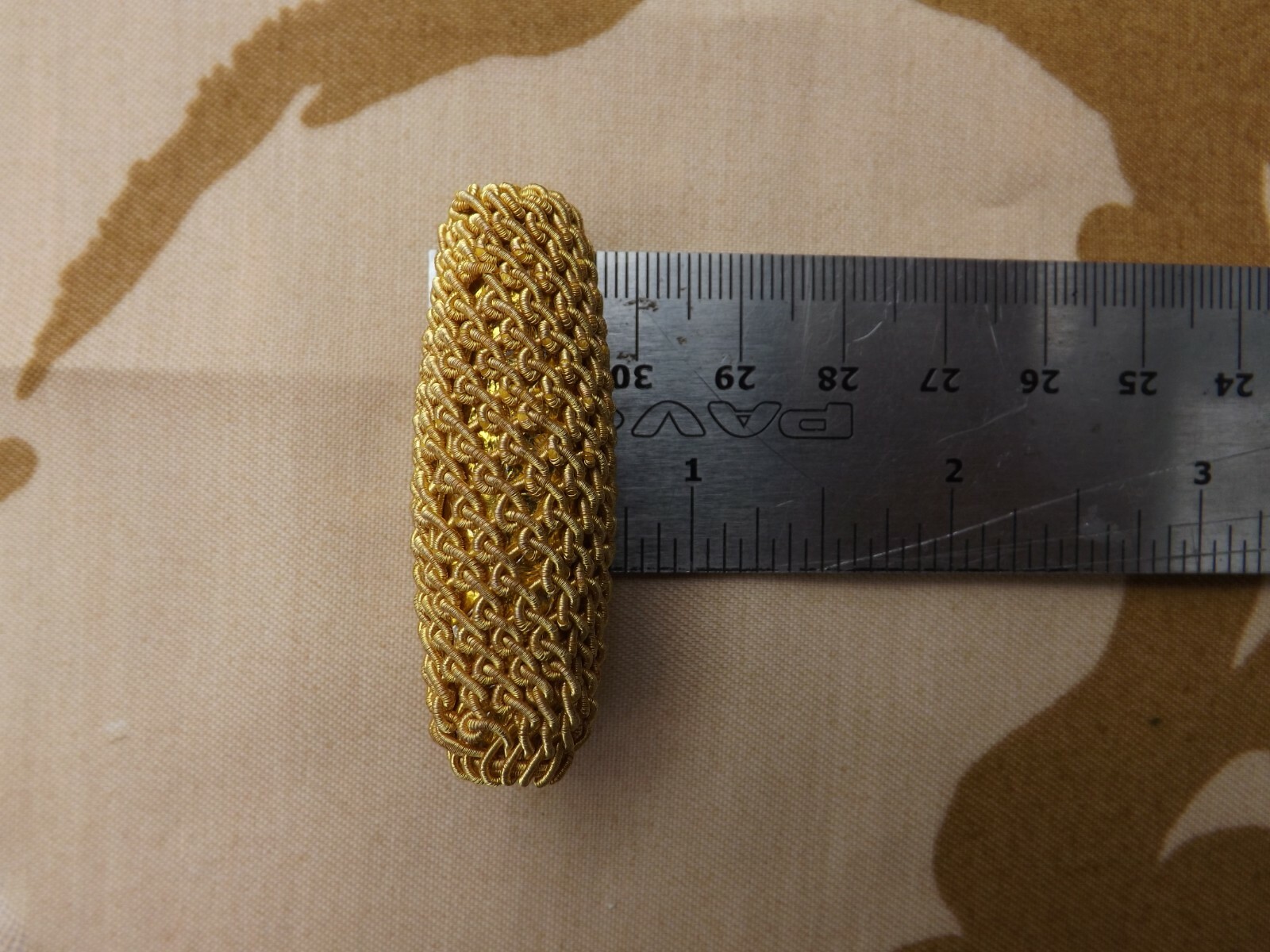 British Army Gold netted Olivettes Toggles for Victorian Hussar Officers tunics