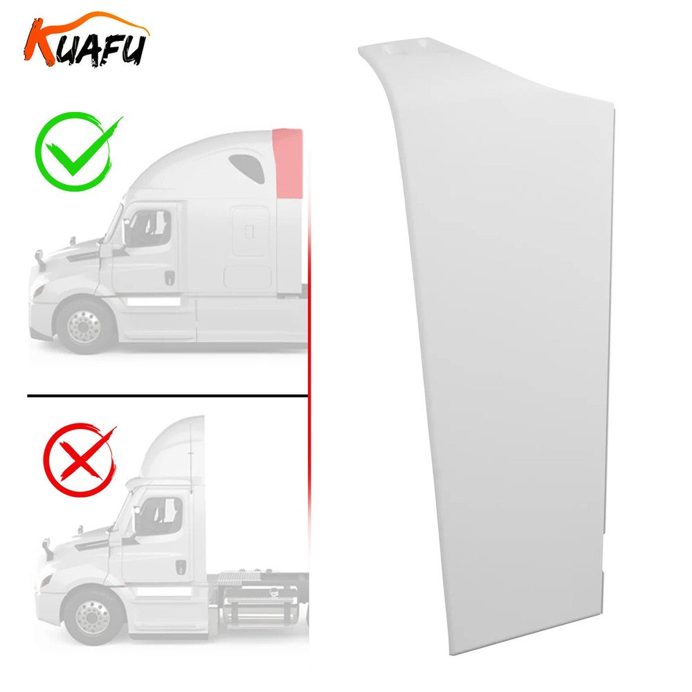 Driver Side Upper Behind Cab Cabin Fairing panel For Freightliner Cascadia 08-20