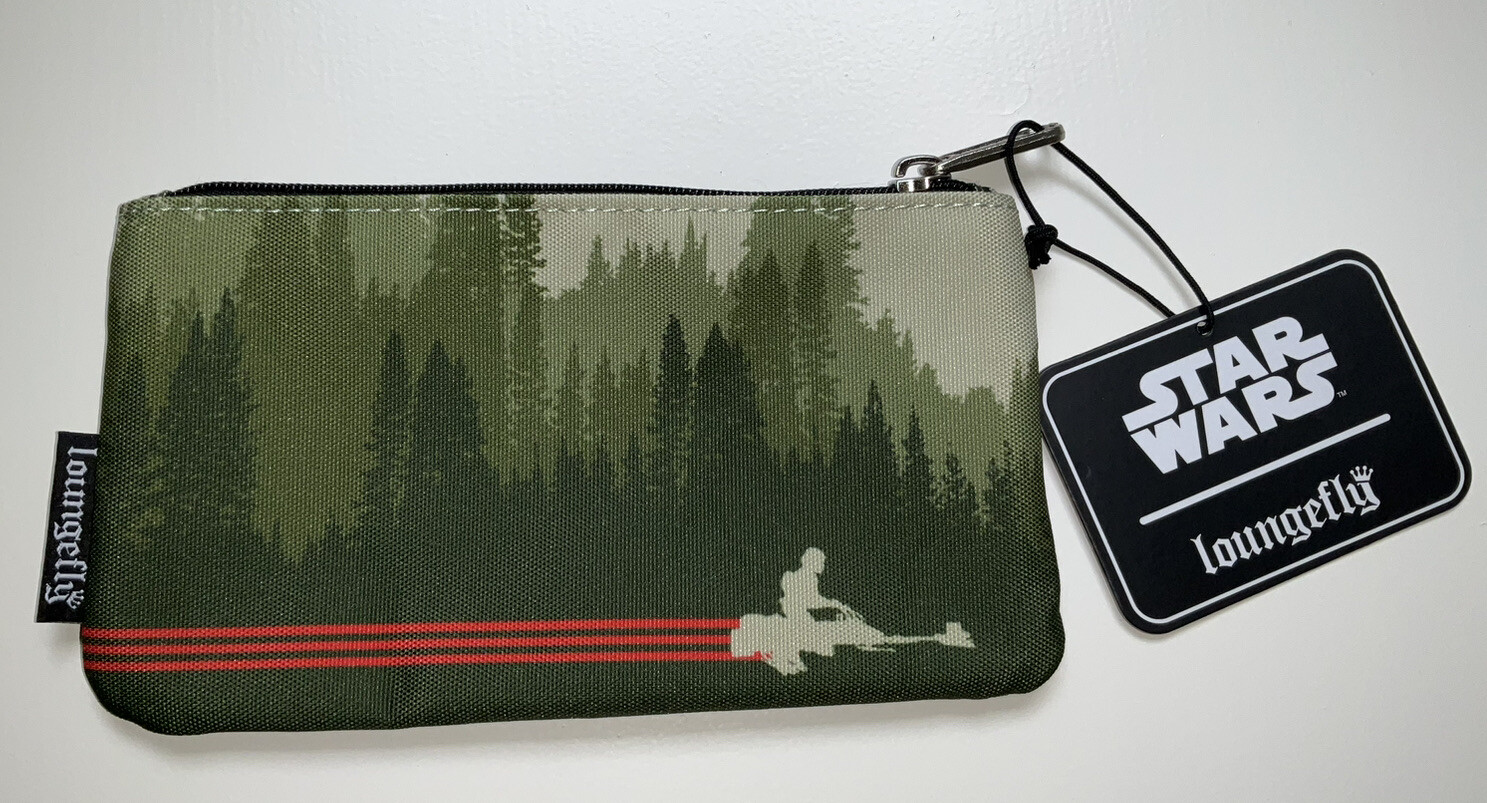 Loungefly Star Wars Endor Zip Pouch Cosmetic/Coin Bag/Case New!