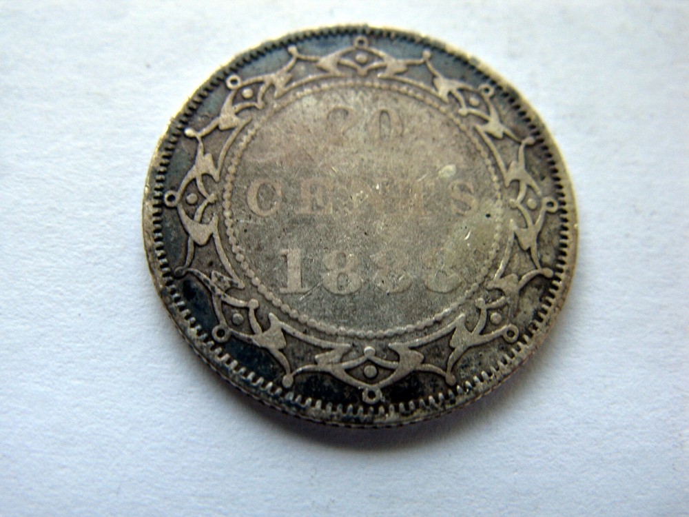1888 Newfoundland 20 Cent