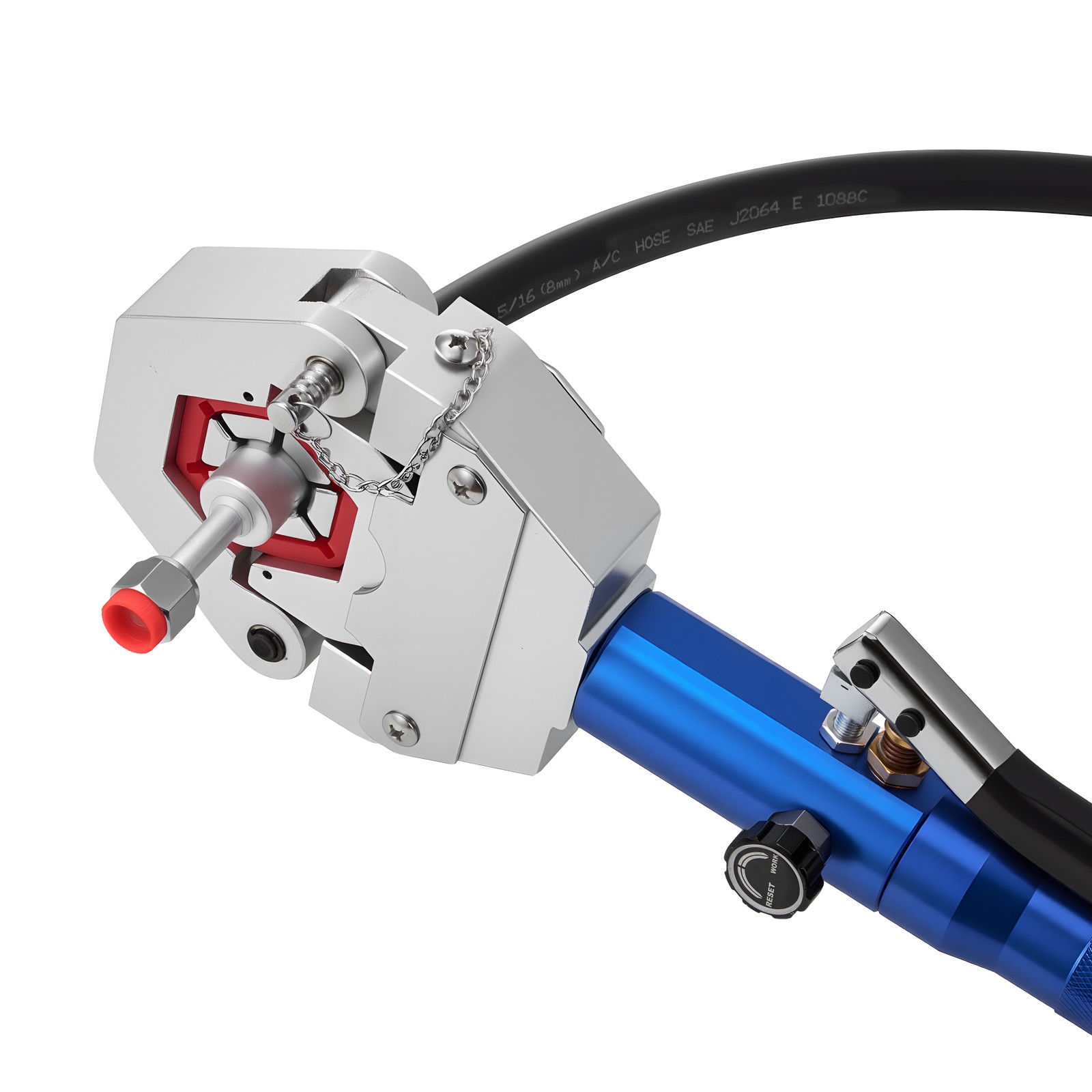 Uimoso Hydraulic Hose Crimper Manual Tool with 7 Interchangeable Dies