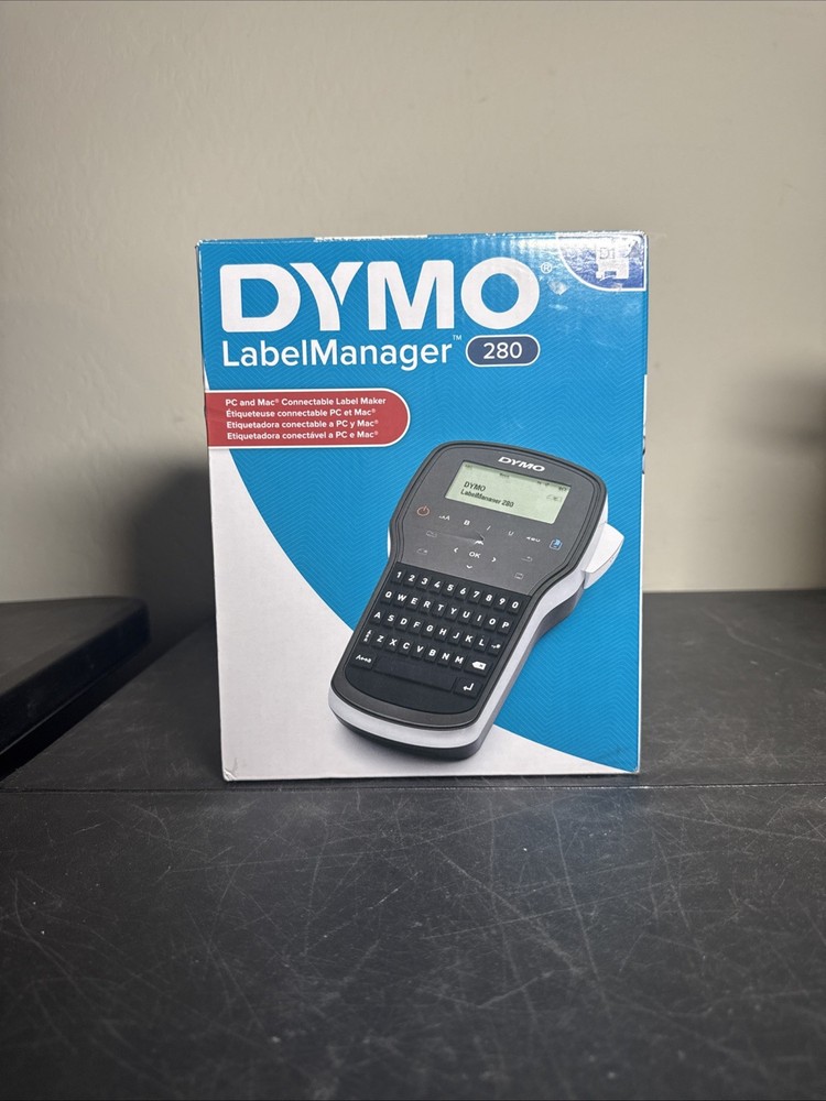 Dymo LabelManager 280 Hand-Held Label Maker Missing Charger Adapter