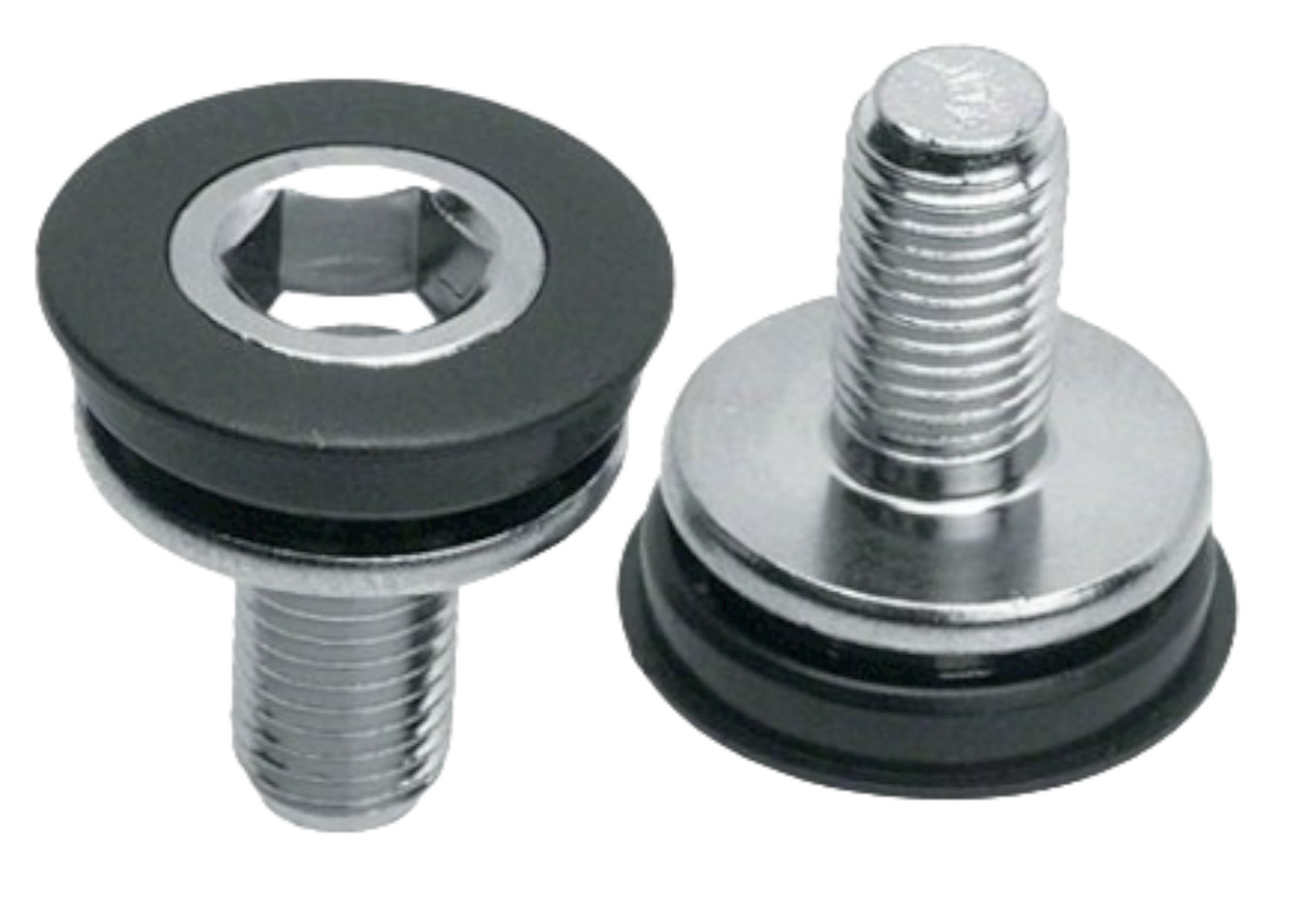 Crank Arm Bolts for Bicycle Crankset Bottom Bracket Steel M8 x 15mm Set of 2