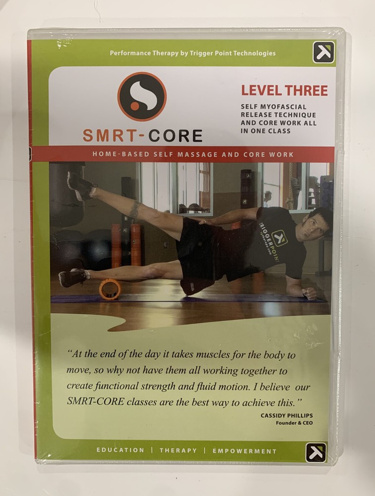 5 x Smrt core trigger point workout dvds, Brand new, foam roller work out