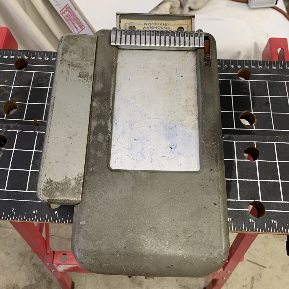 Vintage Moore PORTABLE Invoice Receipt Machine