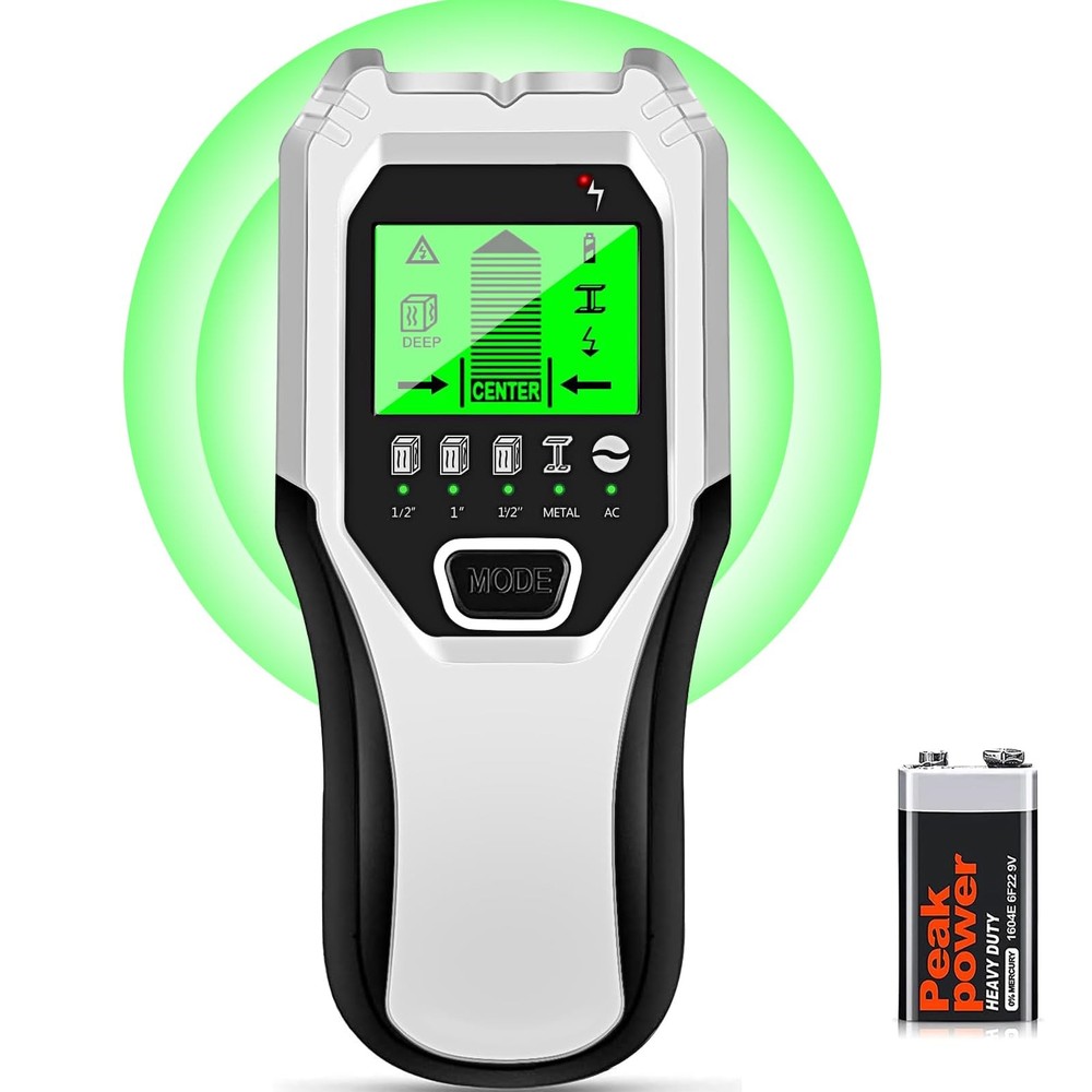 Stud Finder Wall Scanner 5 in 1 Multifunctional Upgraded Smart Wall Scanner, ...