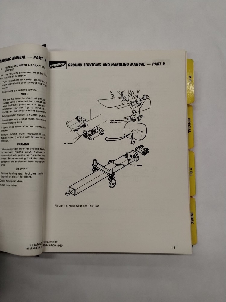 Federal Express 727 Minimum Equipment List & Configuration Deviation List-Origin