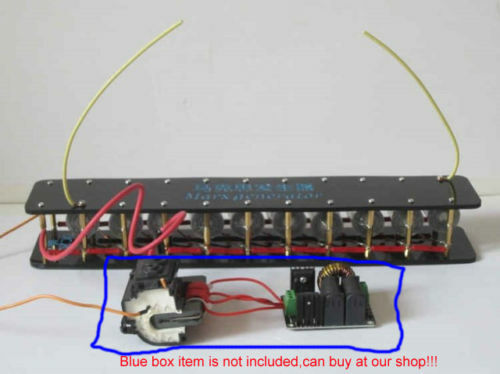 6 grades Marx/impulse voltage/pulse high voltage generator/Tesla coil DIY kit
