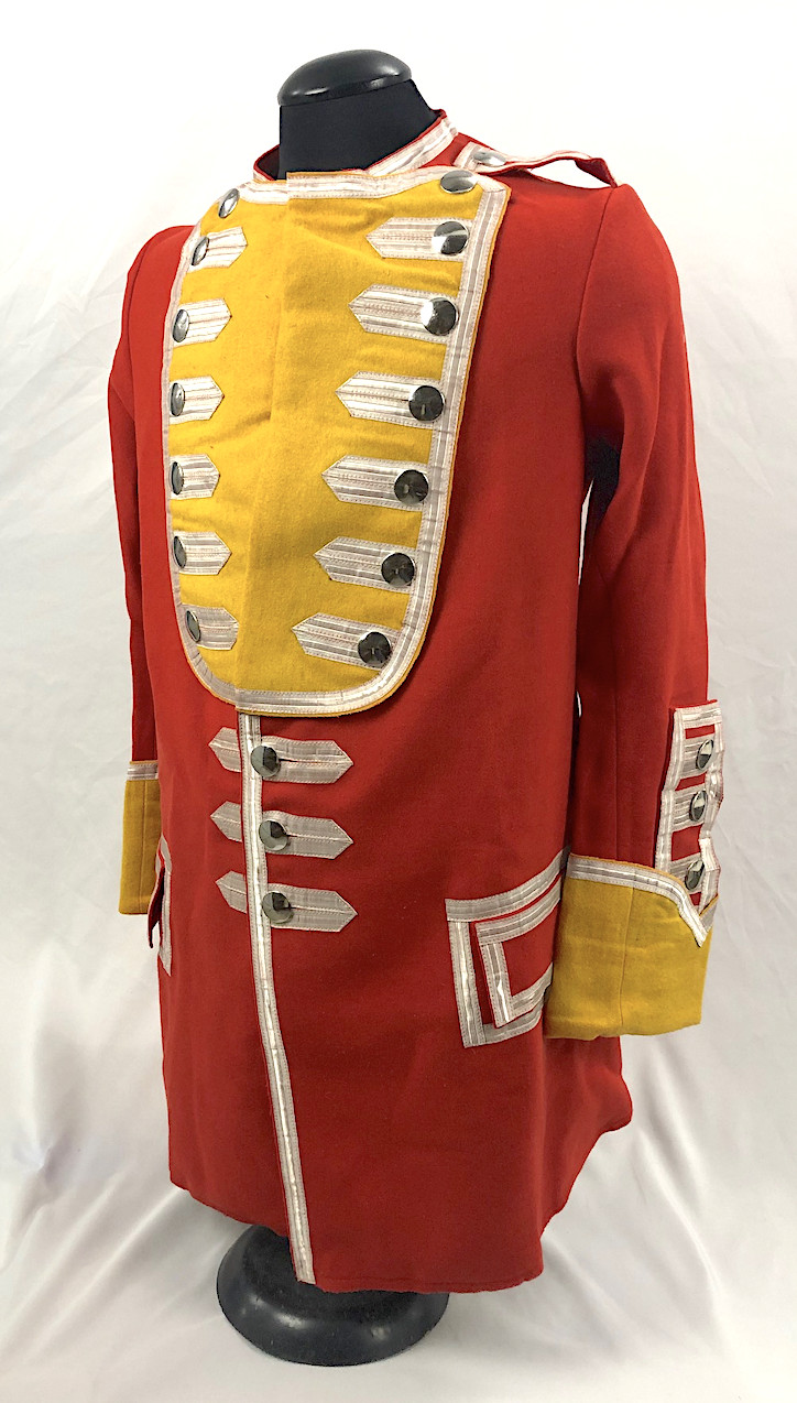 French & Indian War Officer's Coat - 44th Regiment Size 46 / XL