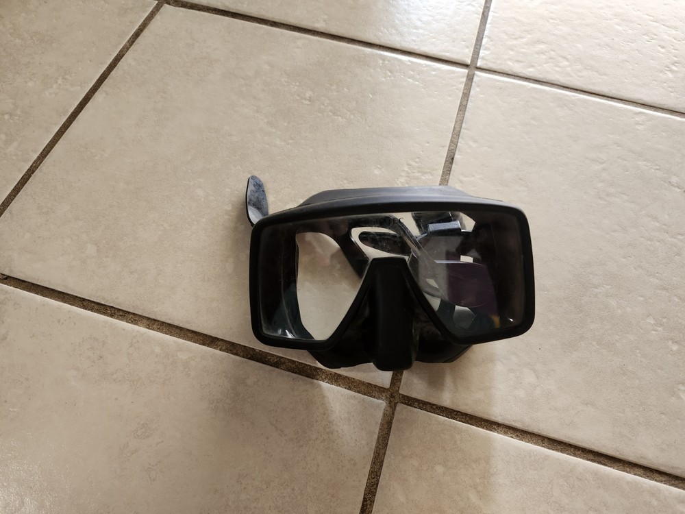 SEATEC Black Frameless Dive Mask Scuba