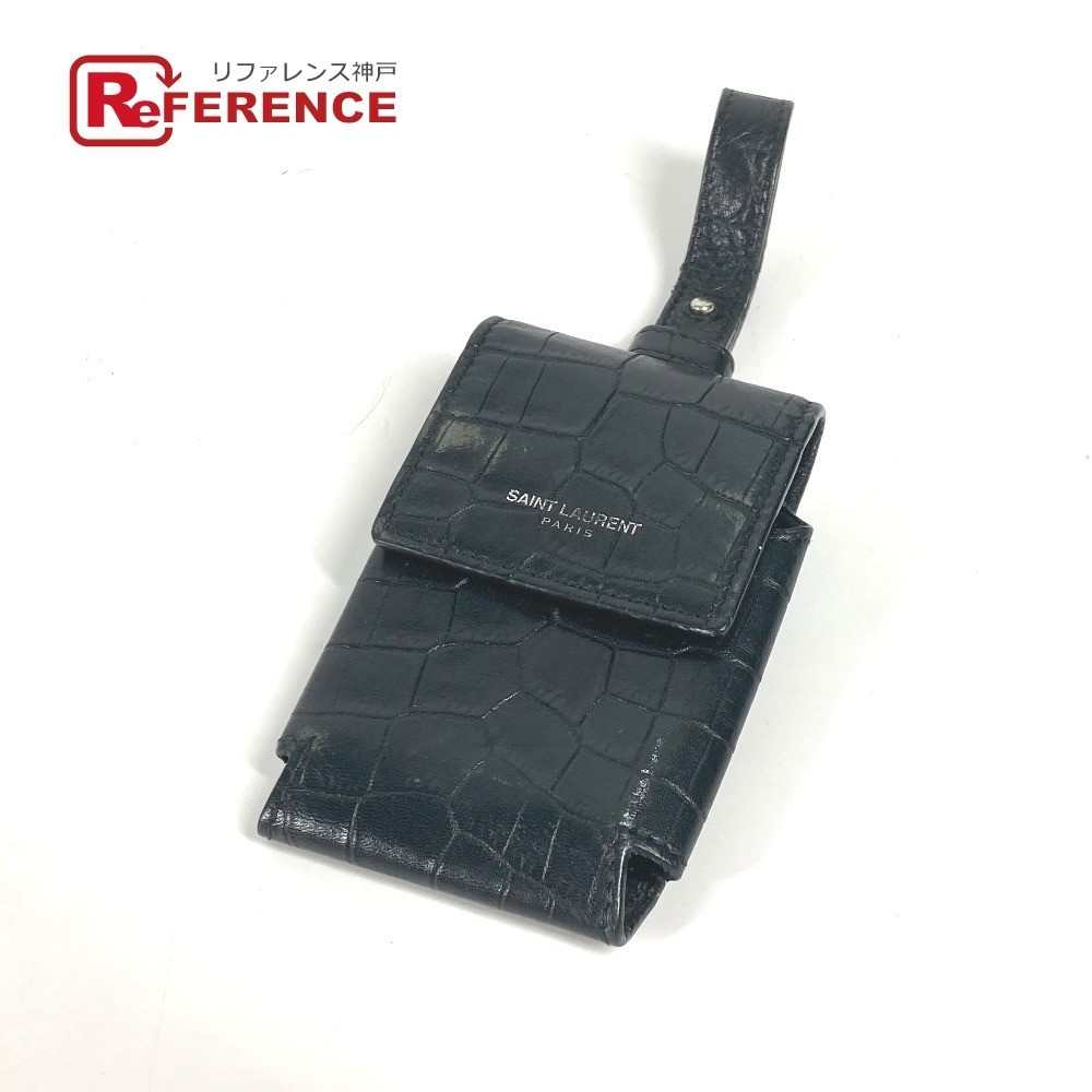 Saint Laurent Paris Logo Cigarette Case Pouch Used
