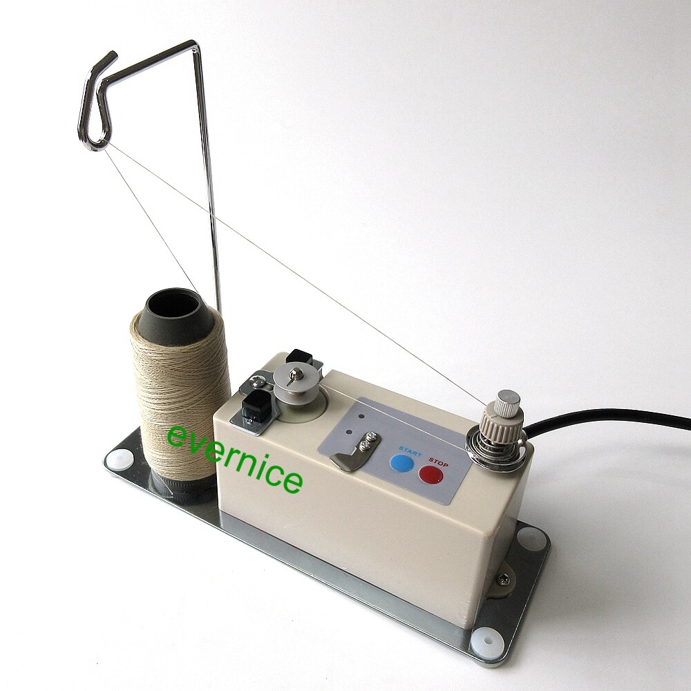 Automatic Shut Off Bobbin Winder +Thread Stand Fits Most Type Bobbins Universal