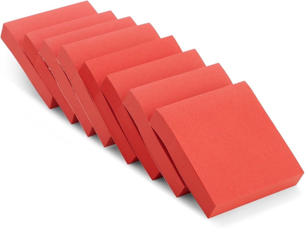 Stiy Notes - Bulk Red Stiy Notes - Self-Sti Pads for Home