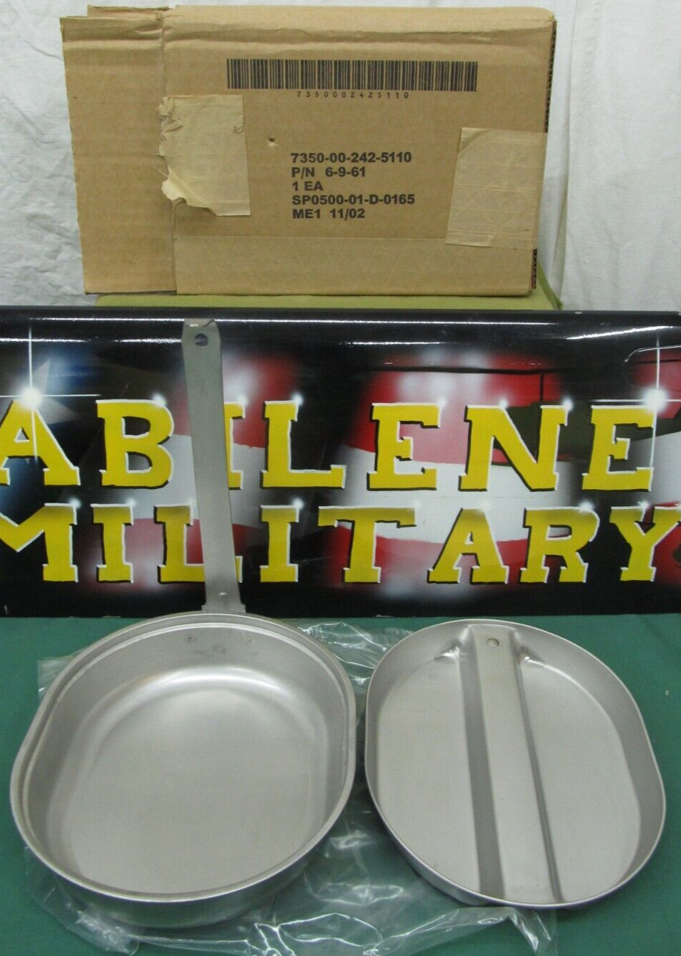 US Issue Military Mess Kit New In The Box NSN: 7350-00-242-5110