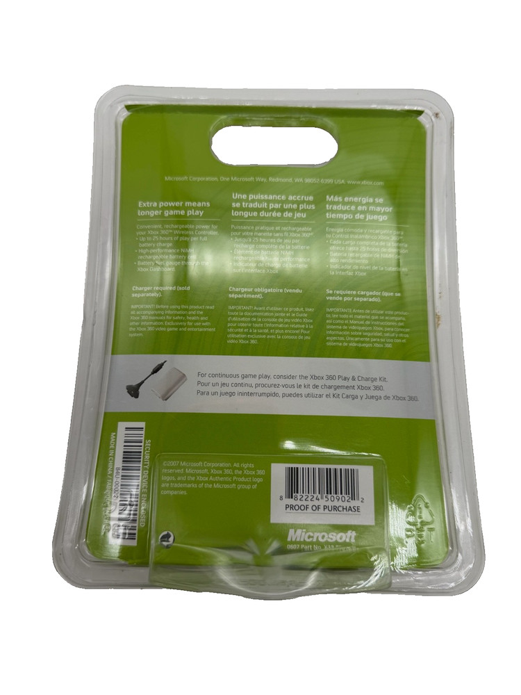 Microsoft Xbox 360 Rechargeable Battery Pack Pink