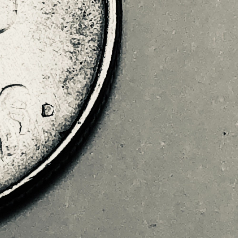 1972 D Washington quarter folder filler circulated
