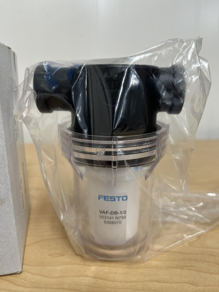 NEW! Festo VAF-DB-1/2 Vacuum Filter 553141