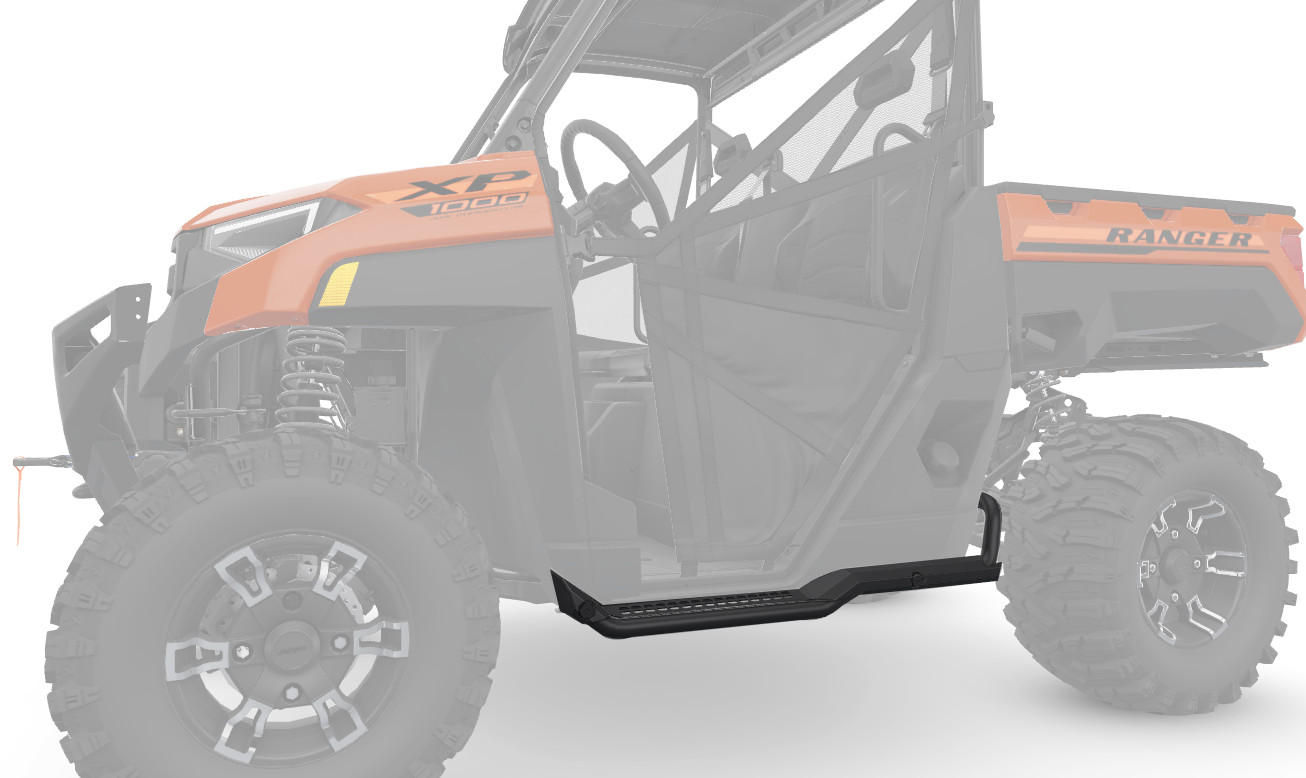 2018-2026 OEM Polaris Ranger XP 1000/Ranger 1000 Rock Sliders w/Step- 2882530