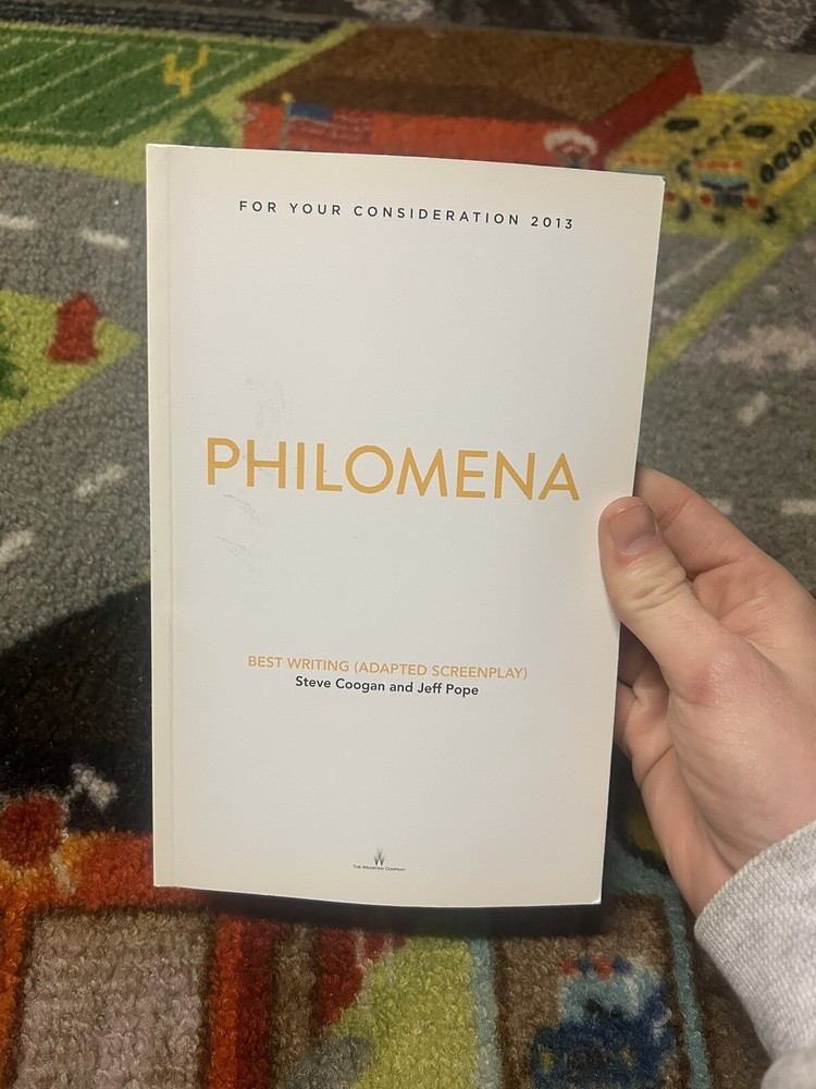 Philomena FYC For Your Consideration Screenplay Book 2013