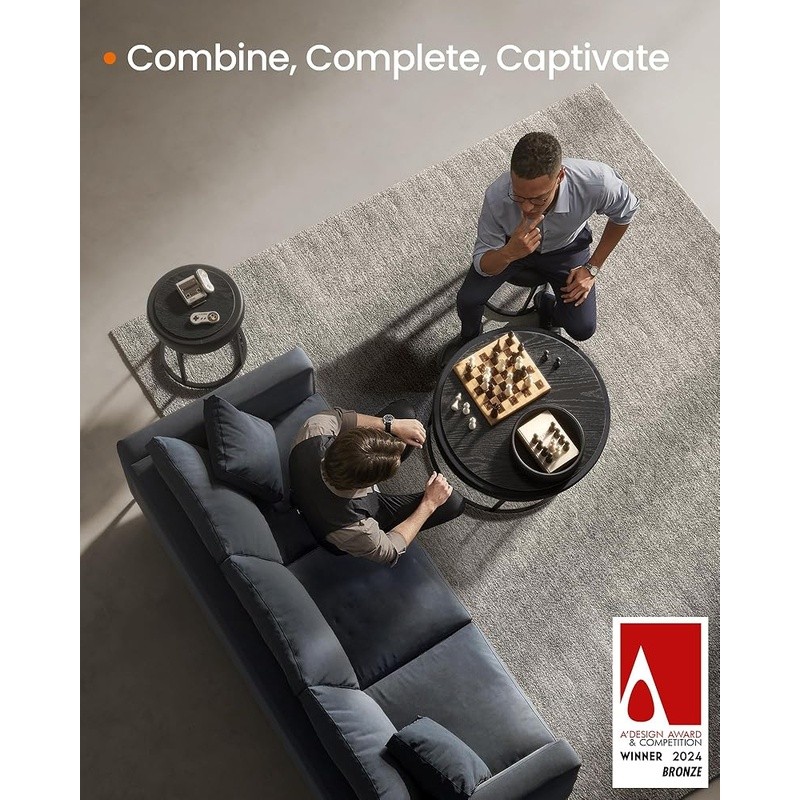Modular Ottoman Reversible Top Footrest Seating End Table Award-Winning Design