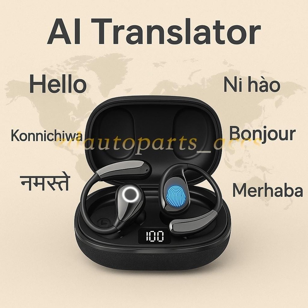 AI Language Translator Earbuds Device Real-time Smart Instant 144 Languages