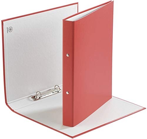 Donau A4 Polypropylene Ring Binder 2 Ring Binder – Ring Ã ˜: 20 mm, Red