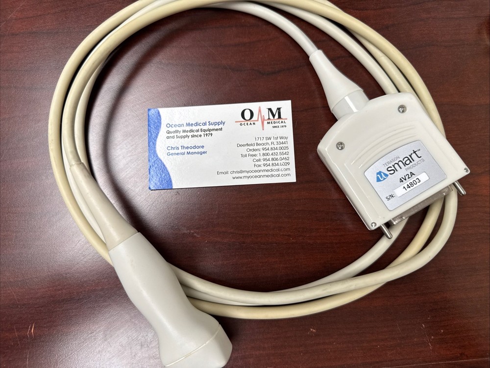 Terason SMART 4V2A Phased Array U/S Transducer Probe - GUARANTEED!