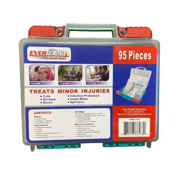 Ever-Ready First Aid Kit, 95 pieces