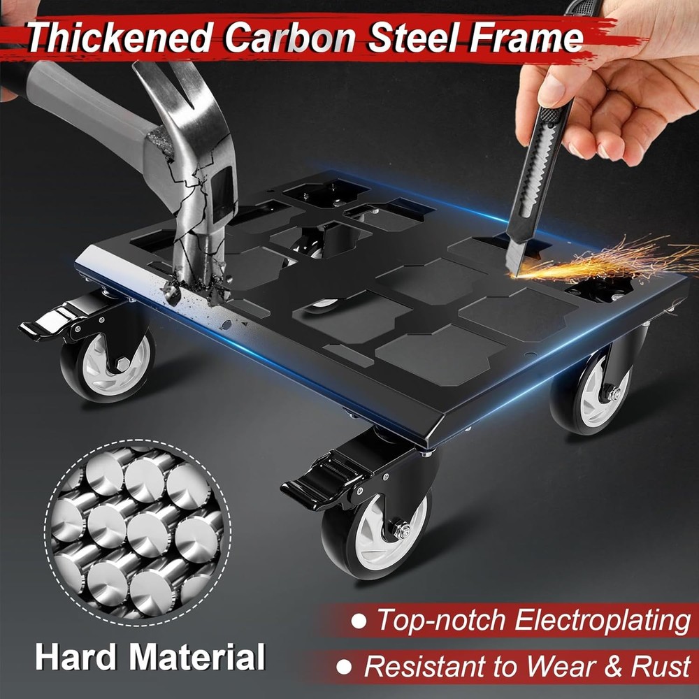 Heavy Duty Tool Box Dolly Compatible with Mil.Waukee Small-no Push Handle