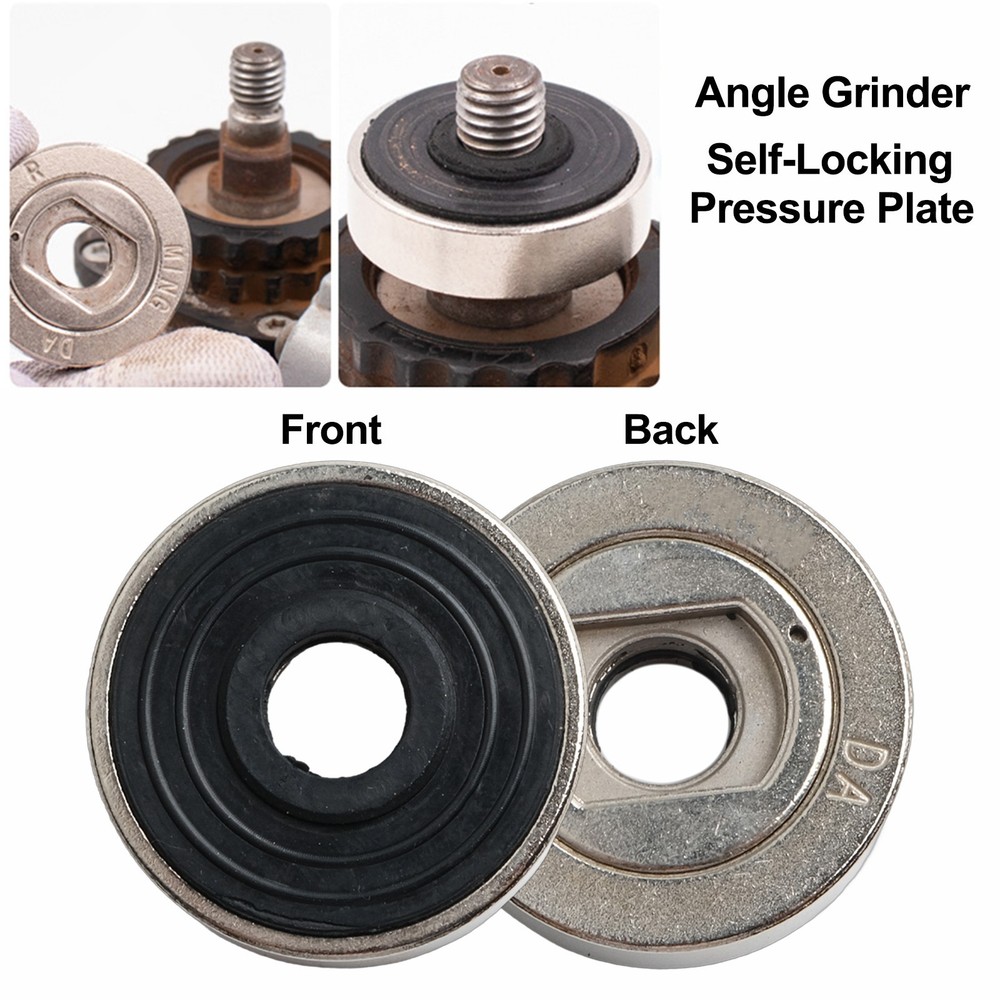 Quick Release SelfLocking Grinder Plate Flange Nut Power Chuck 100 Type