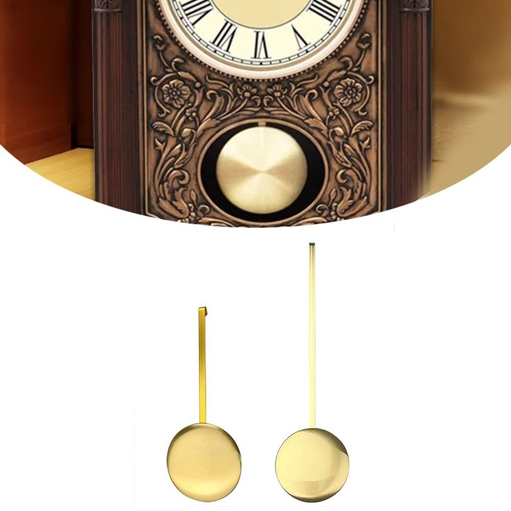 Gold Metal Pendulum Customizable Accessory for Unique Wall Clock Creation