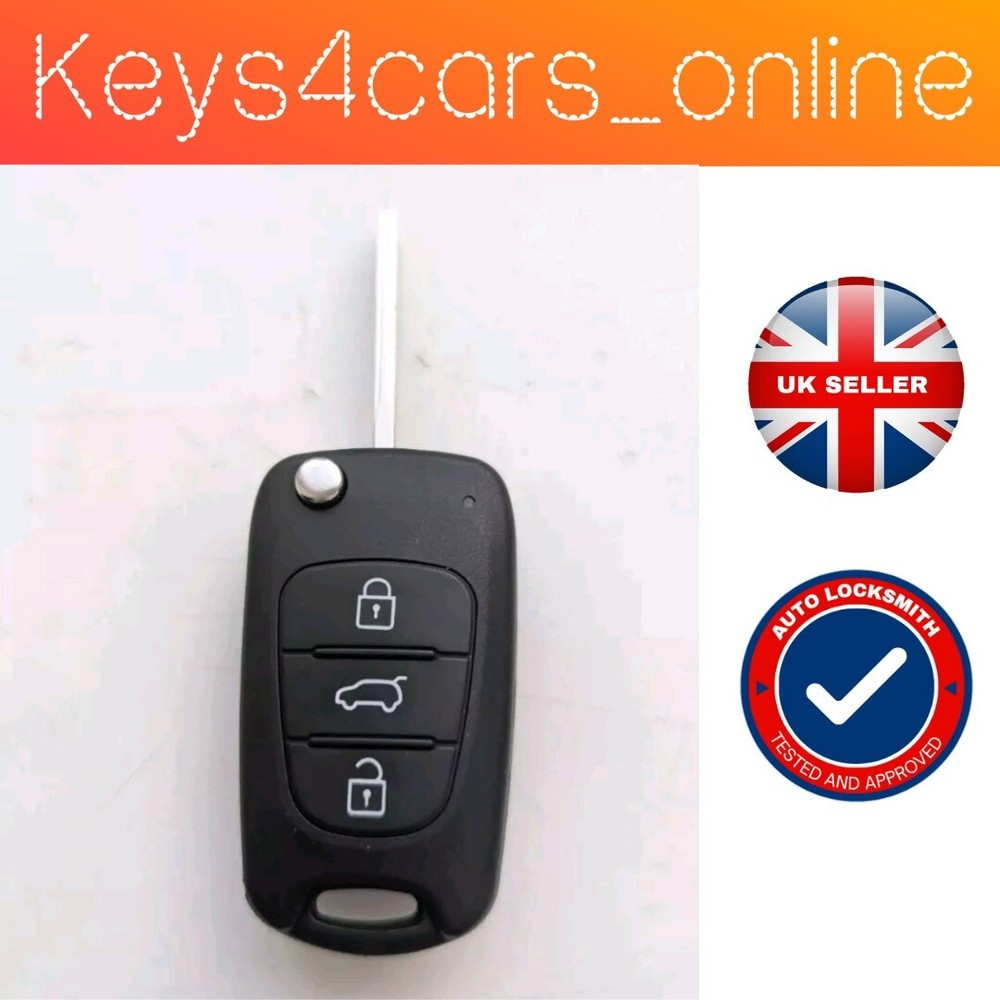 3 Button Remote Flip Key Fob Shell Case For KIA Ceed 2009 2010 2011 2012 2013
