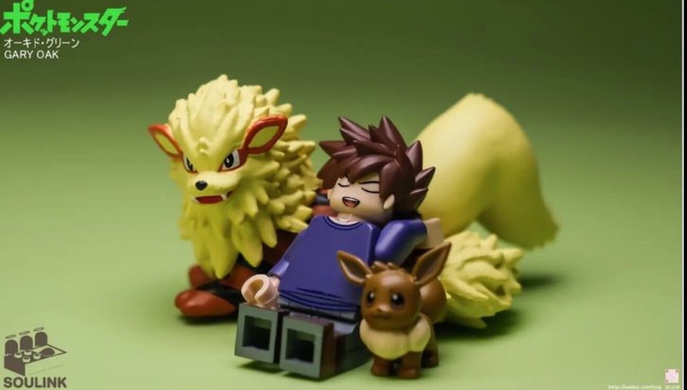 Soulink Pokémon Blue Custom Minifigure