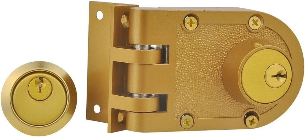Jimmy Proof Deadbolt Lock with Keyed (Double Cylinder)