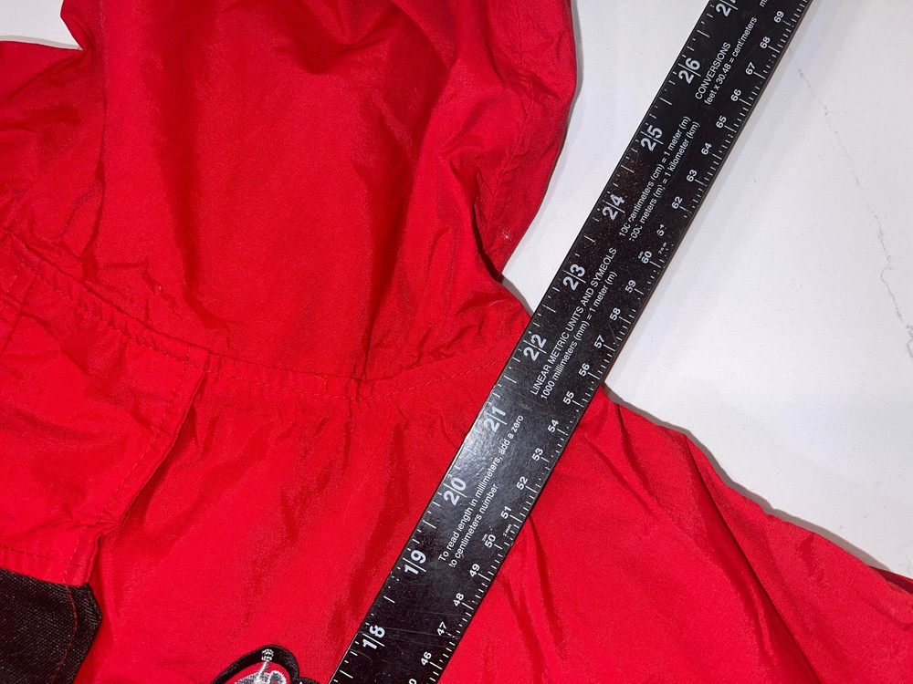 EUC DESIGNER STEARNS ELITE WARM DOUBLE LAYER FULL ZIP SKI RED JACKET SZ MEDIUM