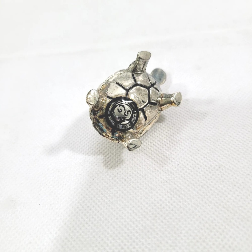 GODINGER SILVER PLATED TURTLE FIGURINE paper weight